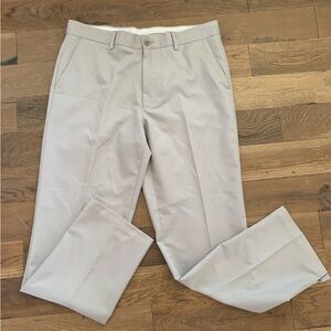 Greg Norman For Tasso Elba Pro Tech Tan Dress Pants Size 34 x 32